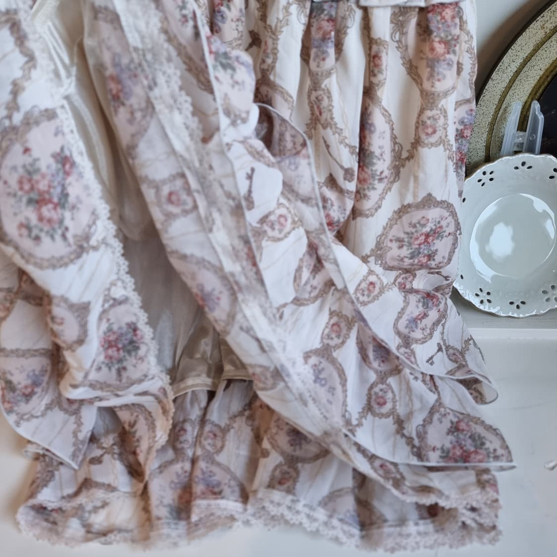 axes femme(악세즈팜) 로코코 플로럴 레이스 원피스 상품이미지5