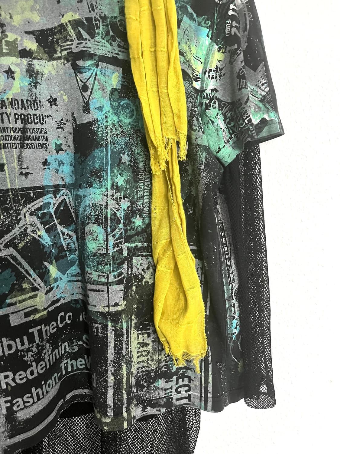 yellow light color scarf 상품이미지2