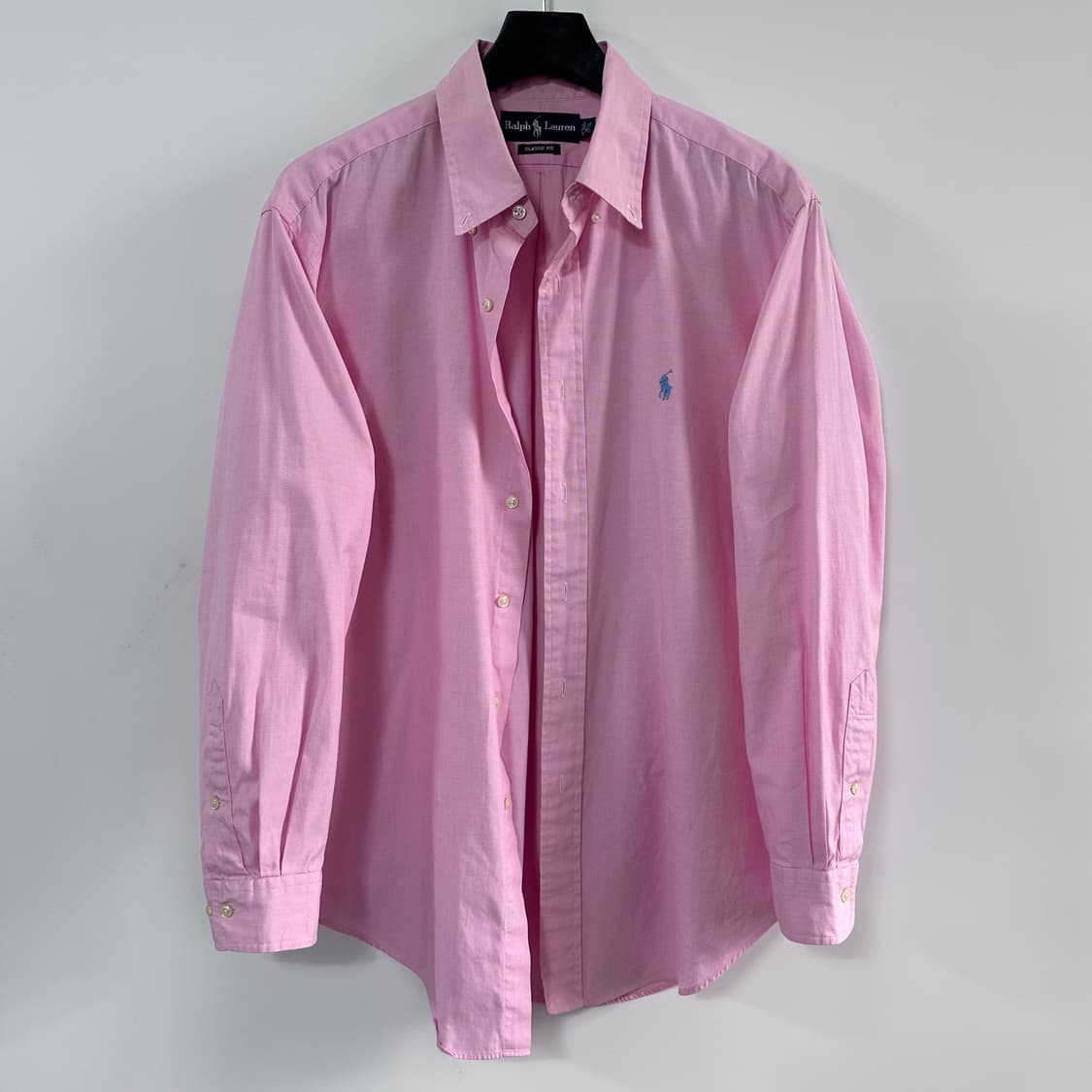 폴로 핑크 오버사이즈 셔츠 (va.109) 상품이미지1