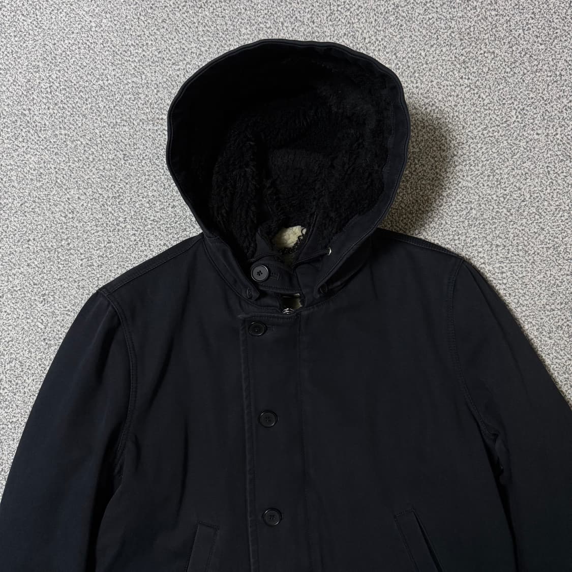 Sandro 산드로 양털 후드 덕자켓 여성용 XS 상품이미지4