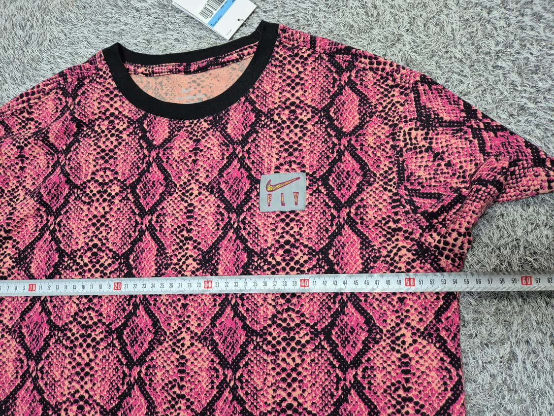 [새상품]나이키 여성 뱀피 패턴 루즈핏 반팔 M 상품이미지10