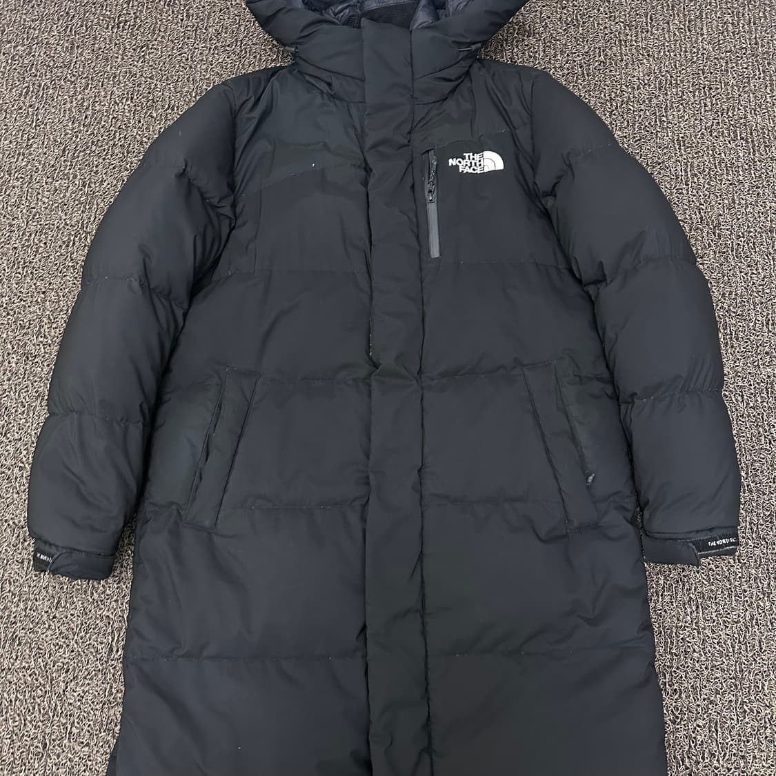 노스페이스 구스다운 롱패딩 블랙 NC1DJ50B 95사이즈 상품이미지2