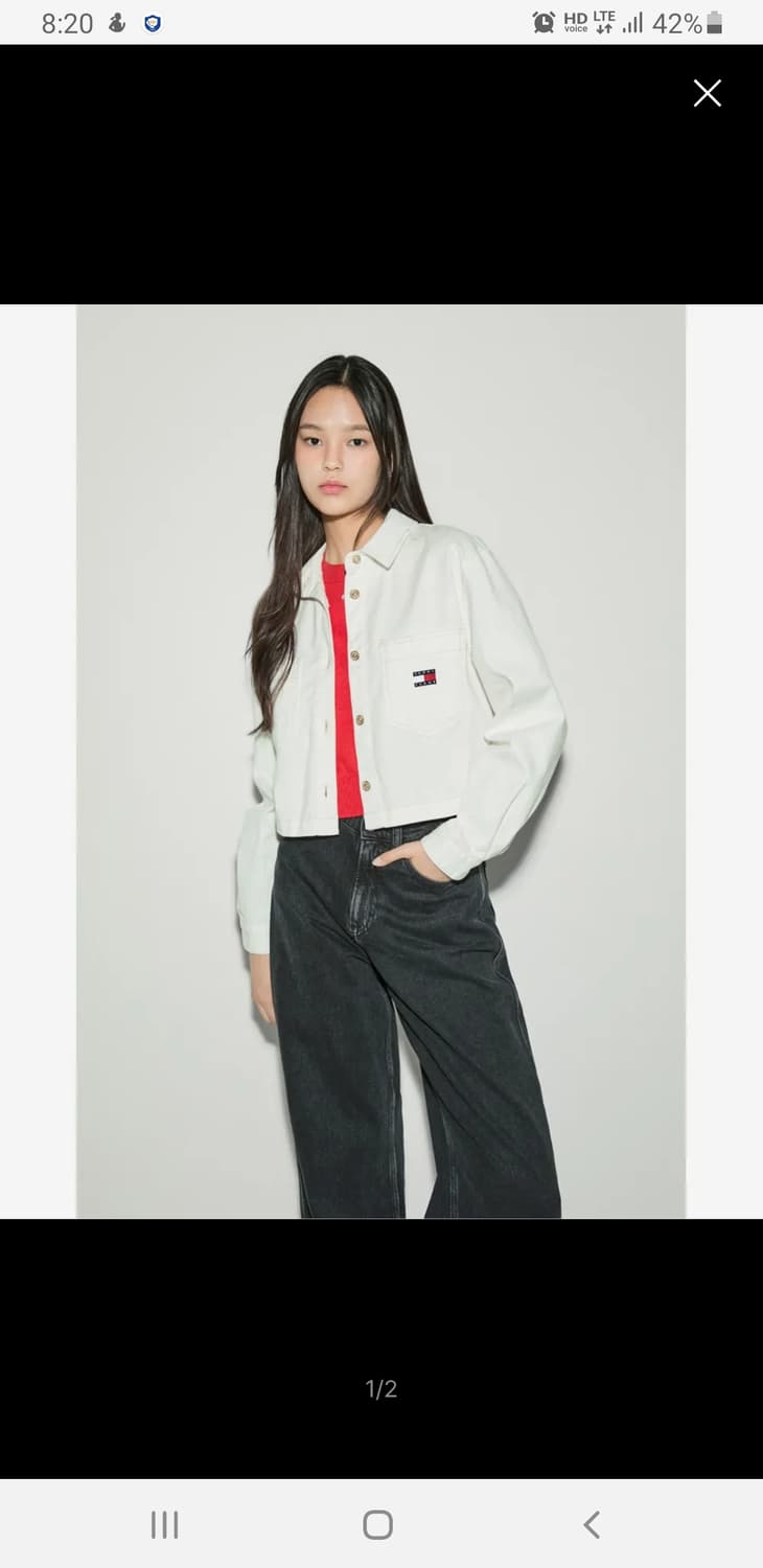 타미진스 우든 크롭 자켓 상품이미지1