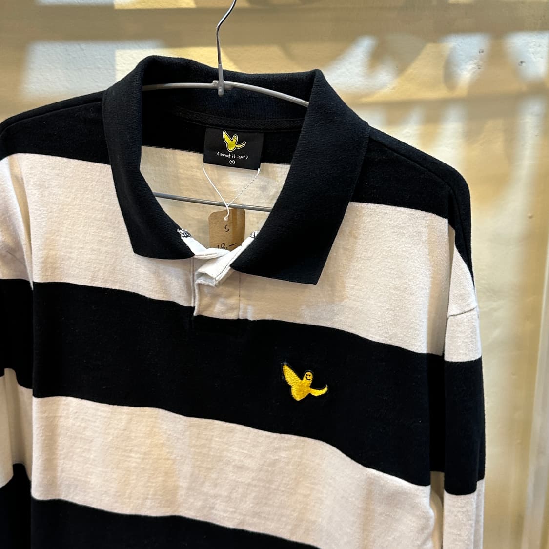 와릿이즌 what it isnt 흑백 스트라이프 긴팔 S 상품이미지2