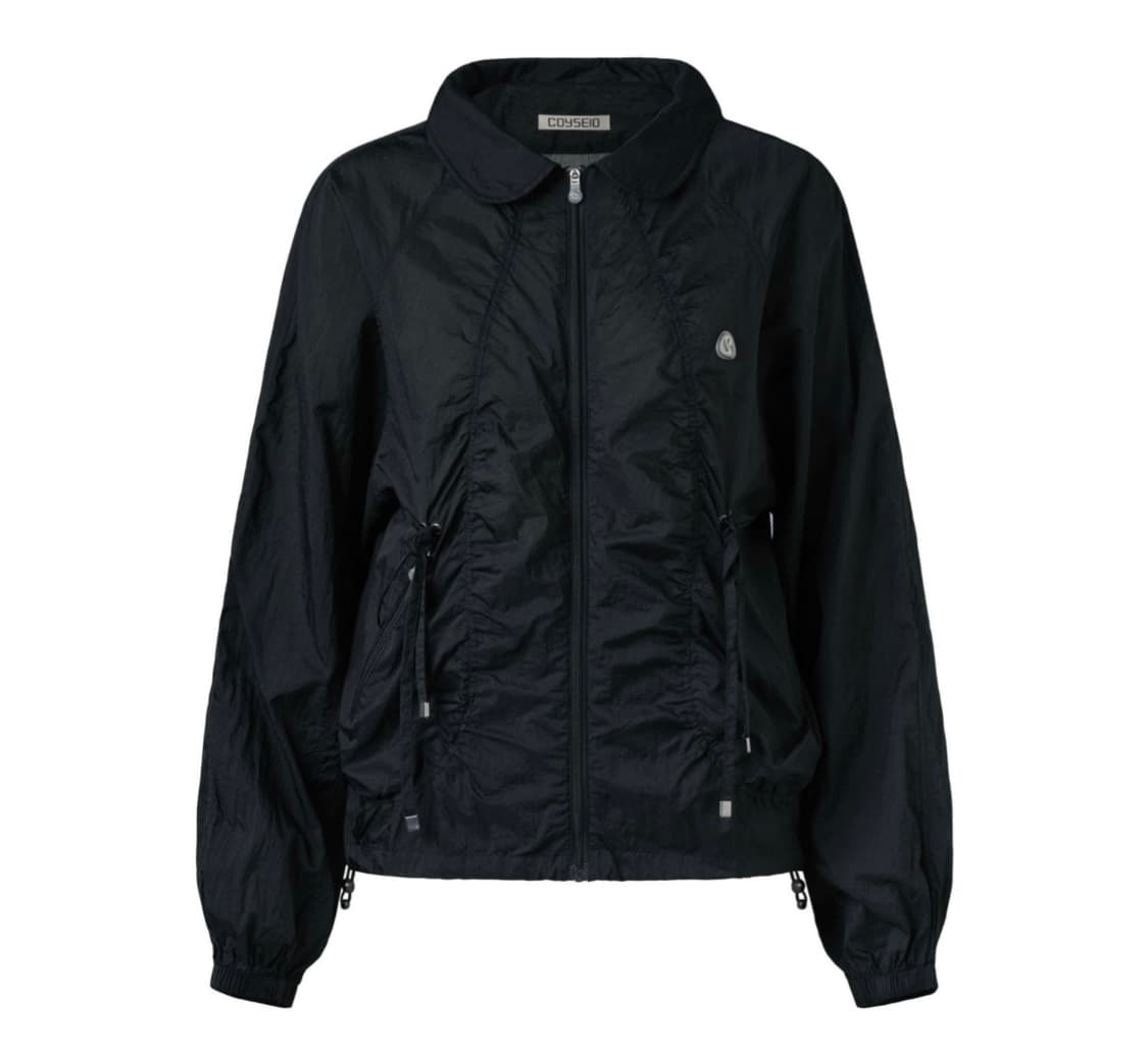 코이세이오 ROUND COLLAR RIBBON JACKET BLACK 상품이미지1