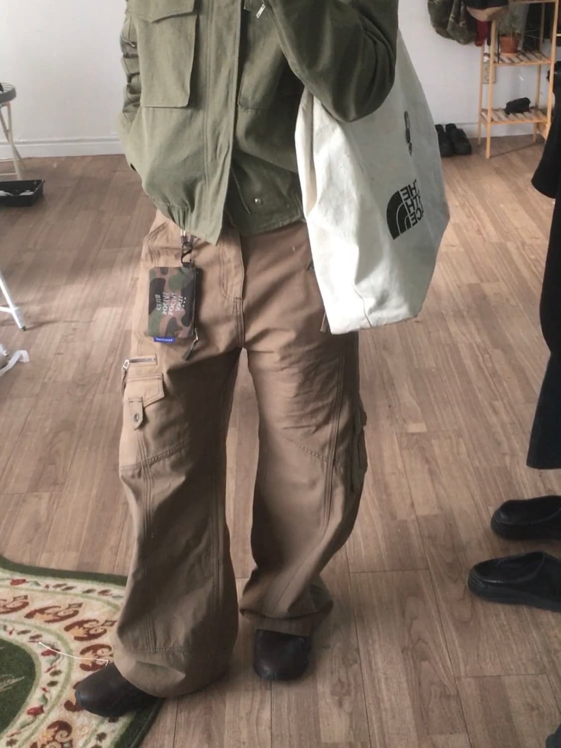 비긴202 엣지워크리보팬츠 2사이즈 상품이미지1