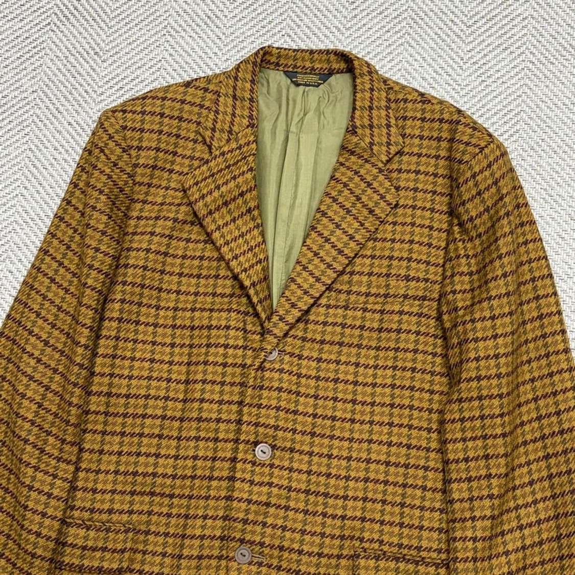 USA 펠리시모 울 체크 블레이저 v1510 상품이미지3