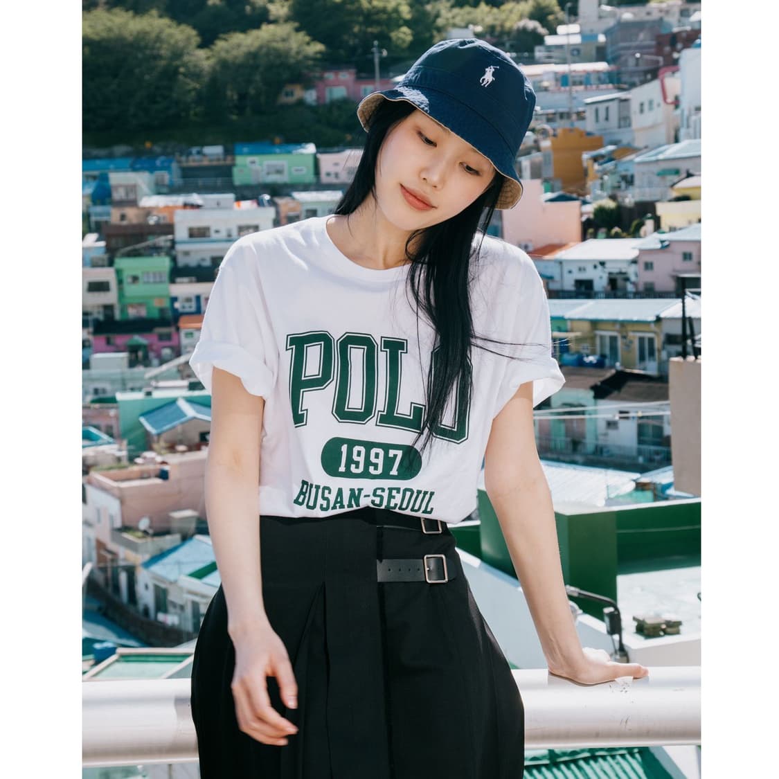 [L/XL] 폴로 양면 벙거지 버킷햇 모자 상품이미지3