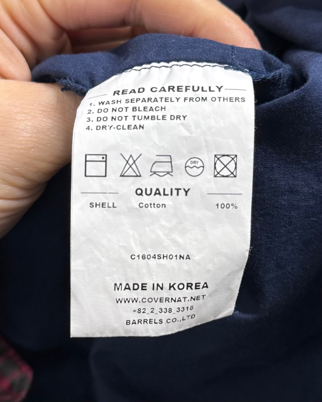 커버낫 와이키키 서핑 야자수 여인 자수 남색 네이비 하와이안 반팔 셔츠  상품이미지7