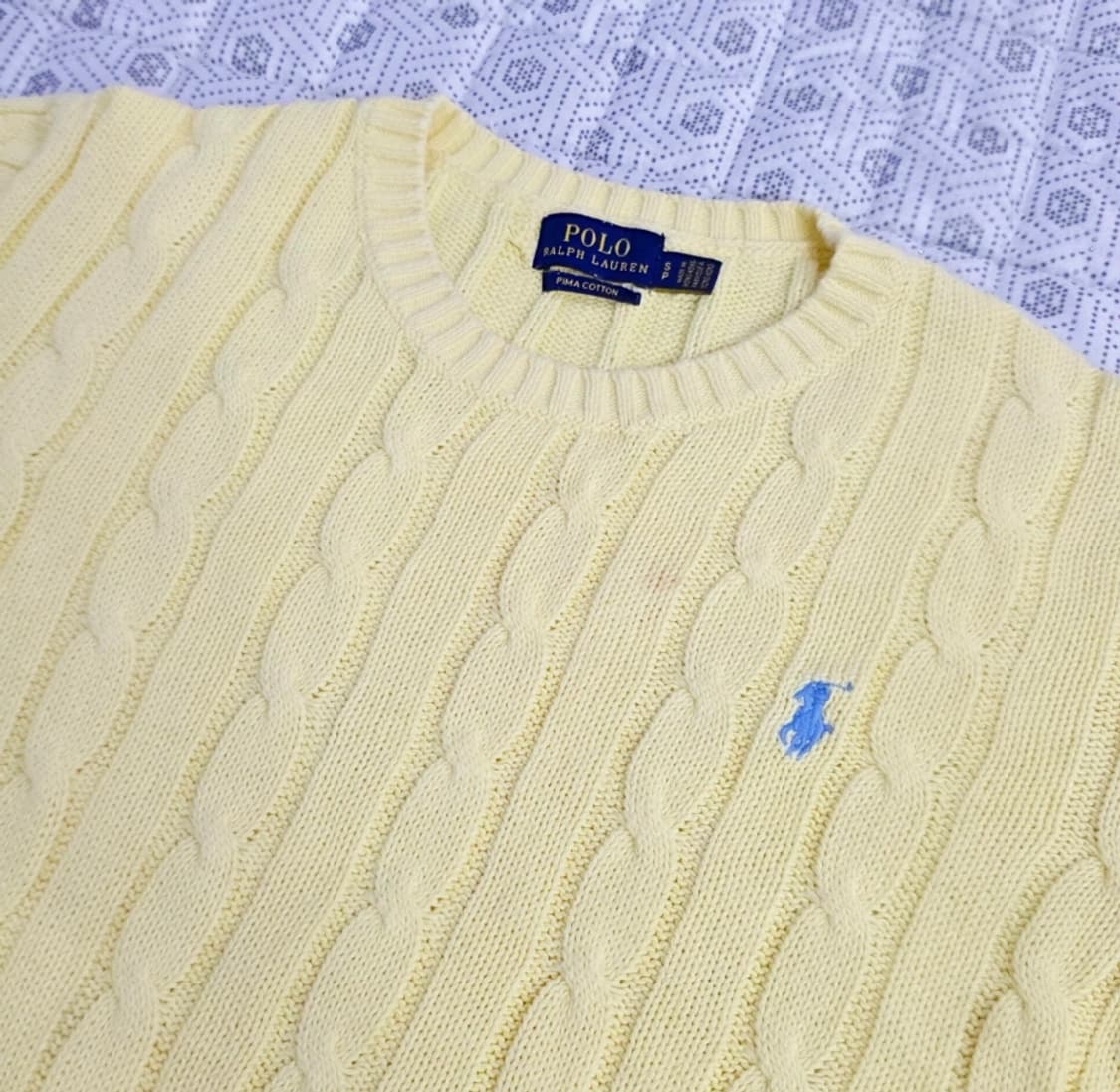 폴로 랄프로렌 피마코튼 케이블 니트 55 상품이미지5