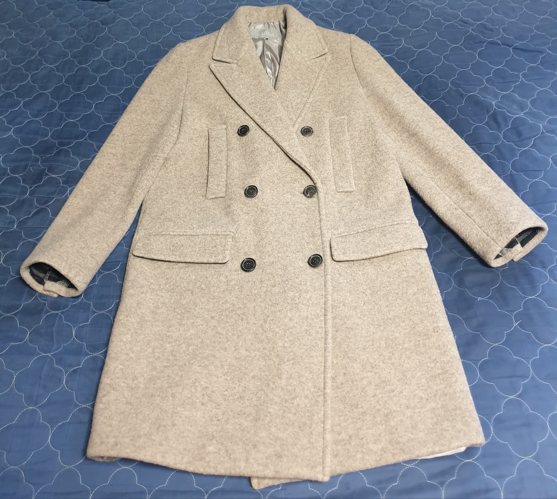 VOV 보브 우먼스 더블 브레스티드 울 카멜코트 샌드베이지 (55) 상품이미지1