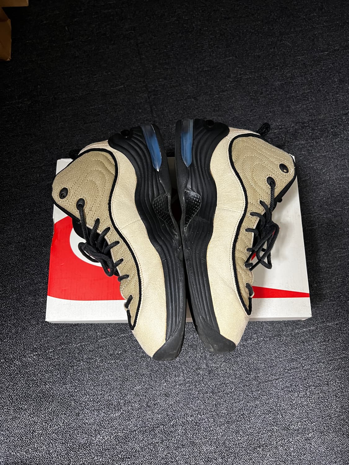 나이키 x 스투시 에어 페니 2 라탄 앤 라임스톤 상품이미지2