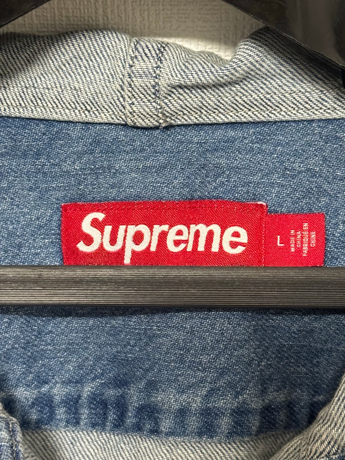 슈프림 25SS 후드 데님 셔츠  상품이미지4