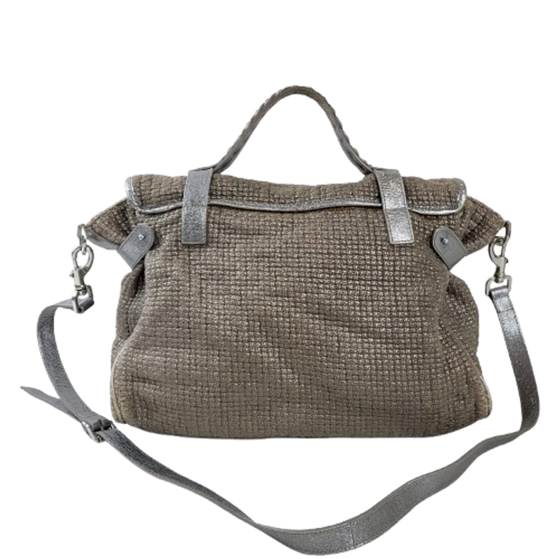 정품 멀버리 알렉사 메탈릭 실버 트위드 컬렉션 한정판 상품이미지8