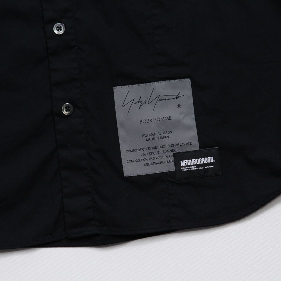 24FW 요지 야마모토 x 네이버후드 프린트 셔츠 상품이미지5