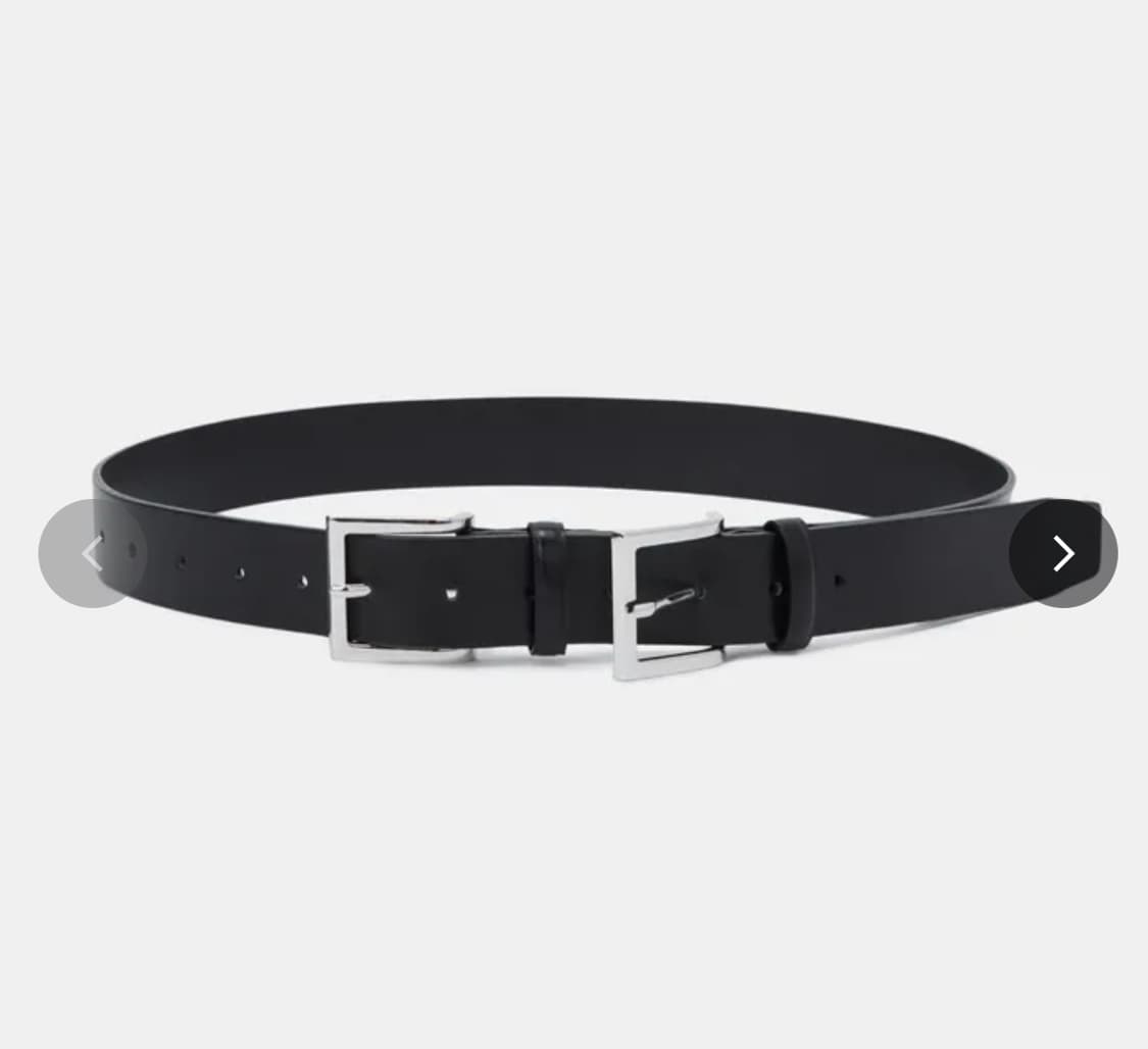 lcdc 더블 버클 레더 벨트 상품이미지1