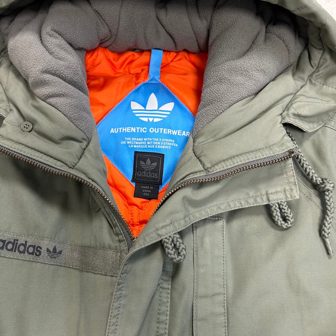 Adidas Khaki Bomber Jacket 상품이미지6