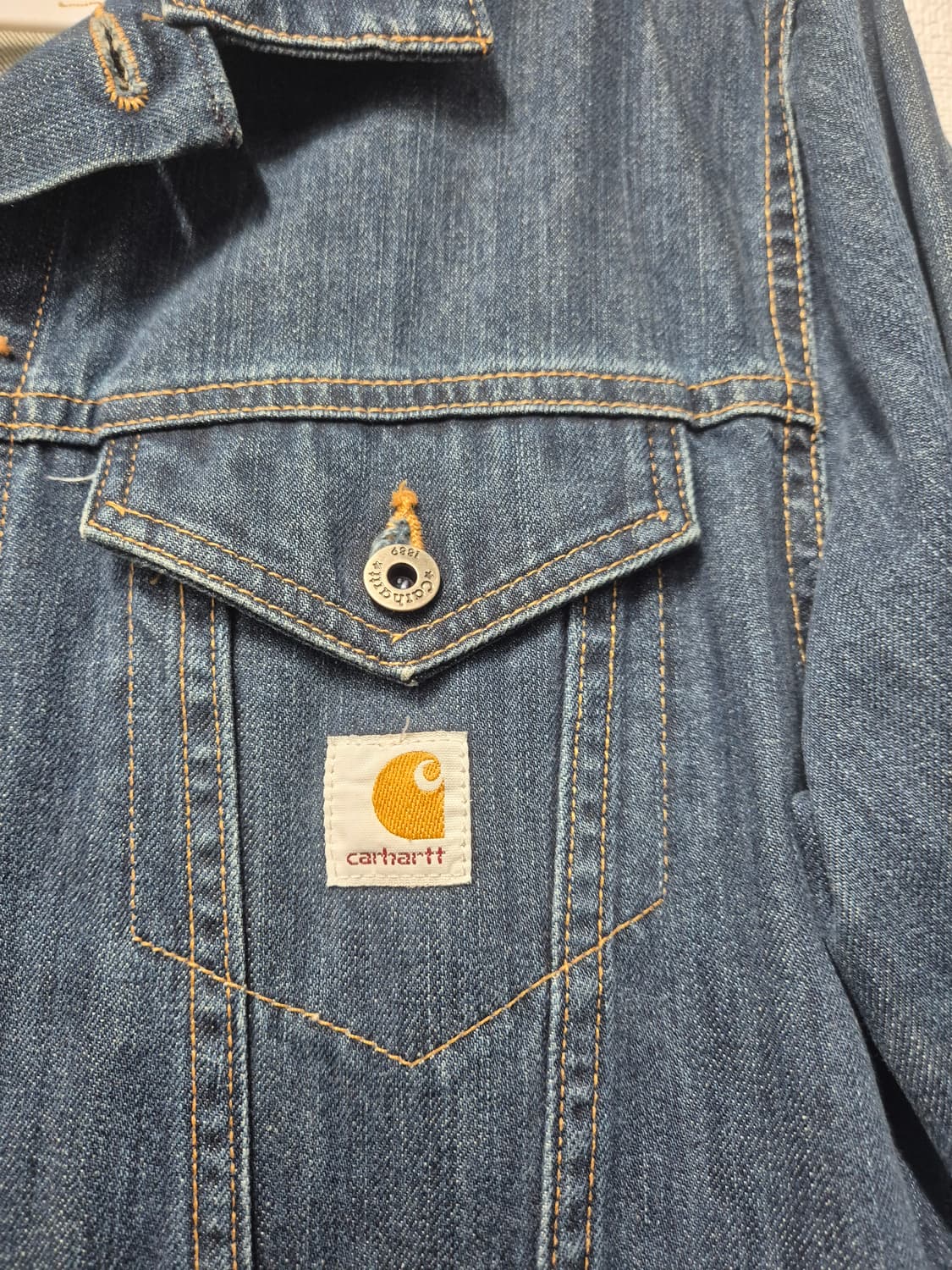 칼하트 데님 자켓 청자켓 / 100 (정품) 상품이미지3
