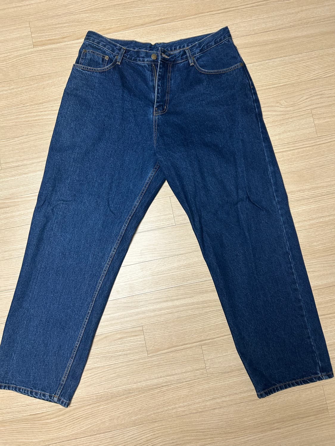 위캔더스 삐에로 배기데님팬츠 상품이미지3