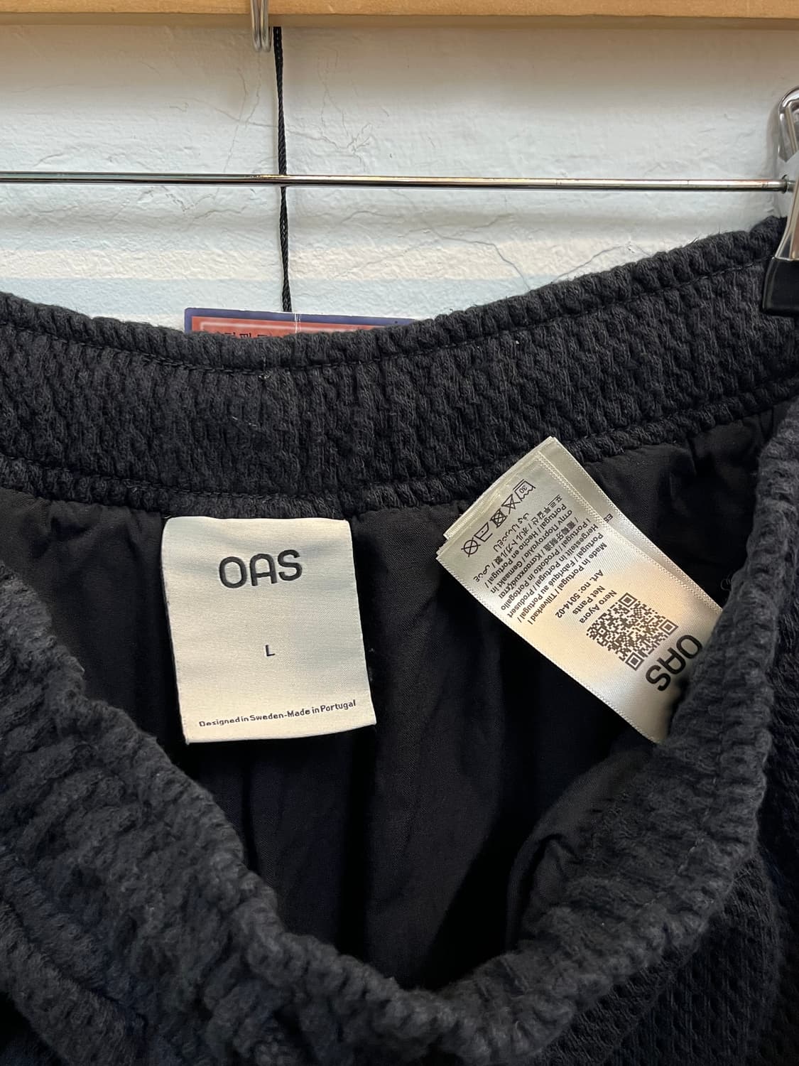 OAS 블랙 네로 네트 가디건 & 아요라 네트 팬츠 셋업 L 상품이미지8