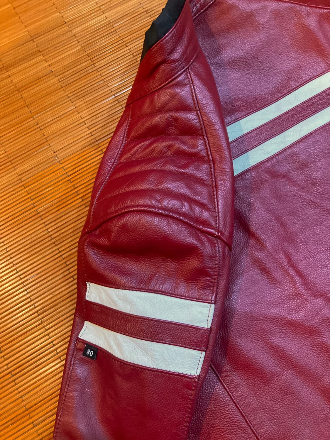 00‘s JPN vtg 카우레더 레이싱자켓 상품이미지9