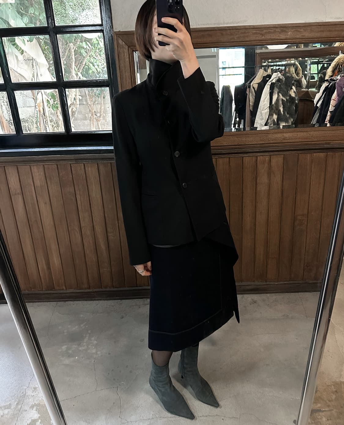 ISSEY MIYAKE wool single jacket 상품이미지1