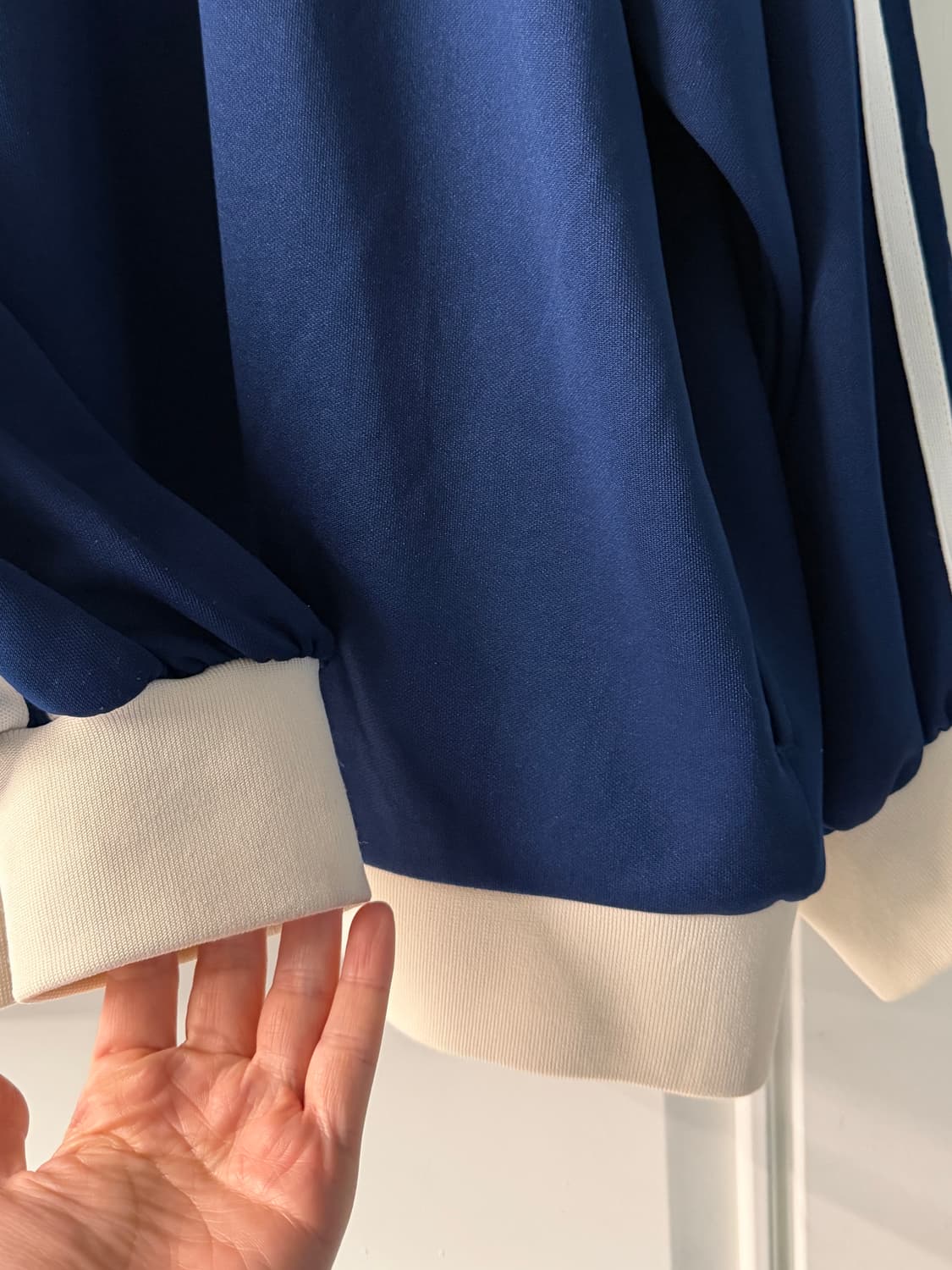 일본빈티지 네이비 하트 져지 상품이미지10