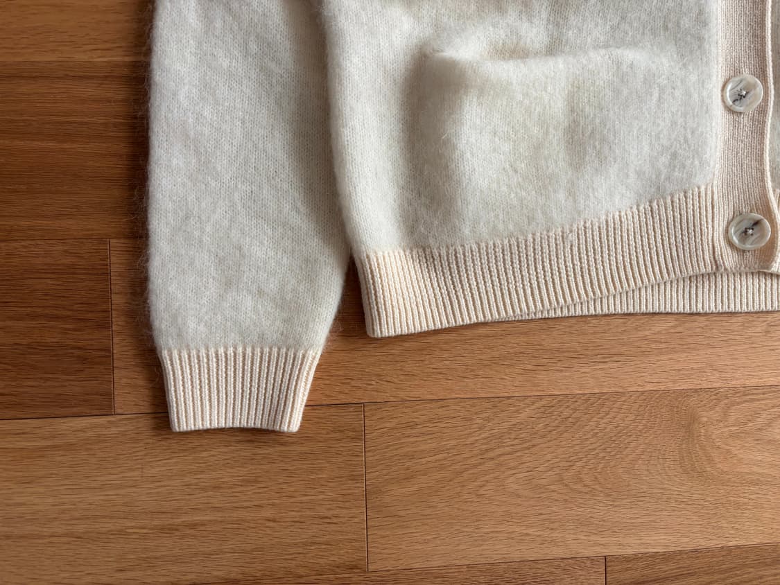 아크네 스튜디오 모헤어 가디건 아이보리 M 상품이미지5