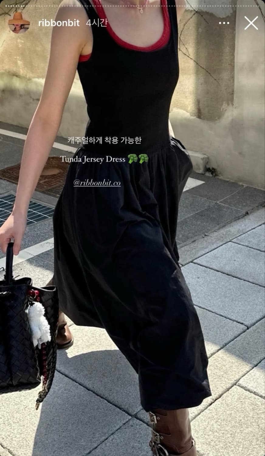 리본빛 ribbonbit tunda jersey dress 상품이미지1
