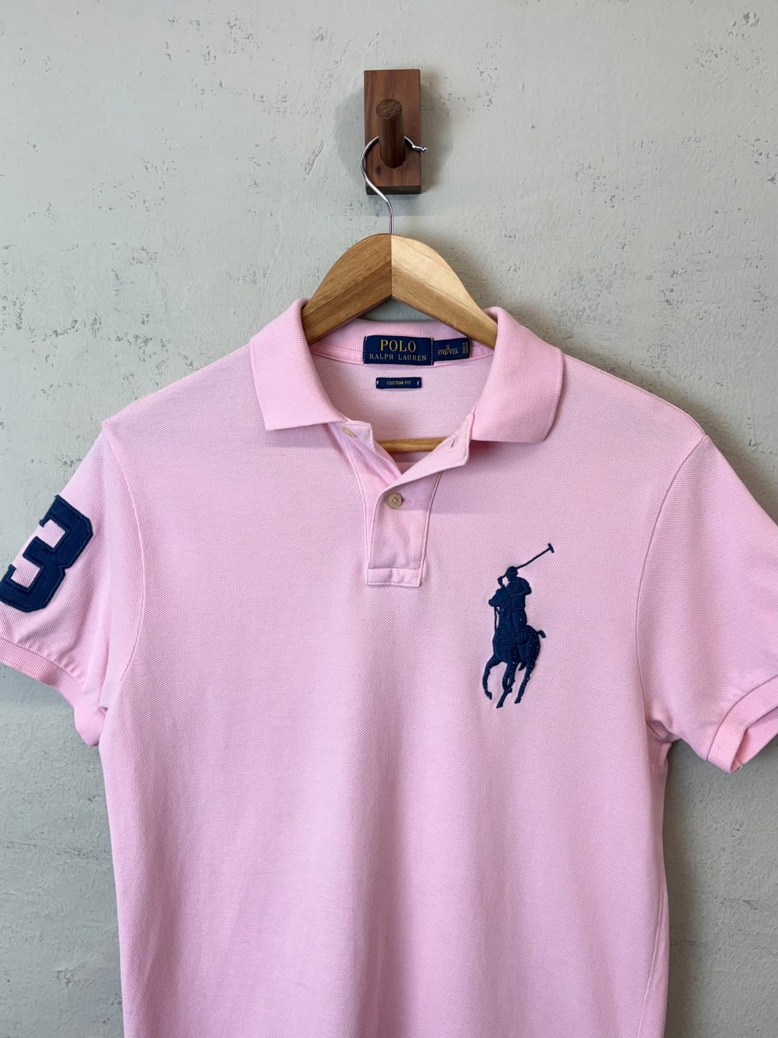 폴로랄프로렌 치프키프 빅포니 핑크 반팔 카라티 상품이미지2