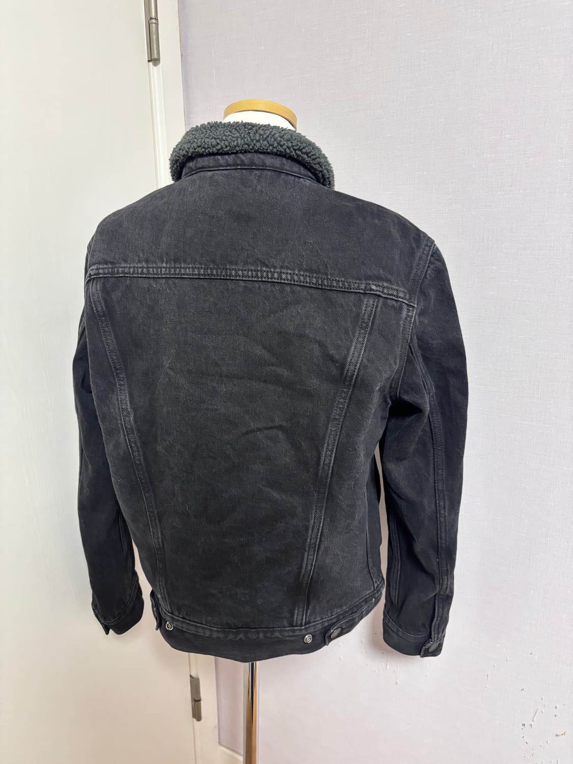 리바이스(Levi's) 쉐르파 흑청 양털 데님 청자켓 상품이미지6