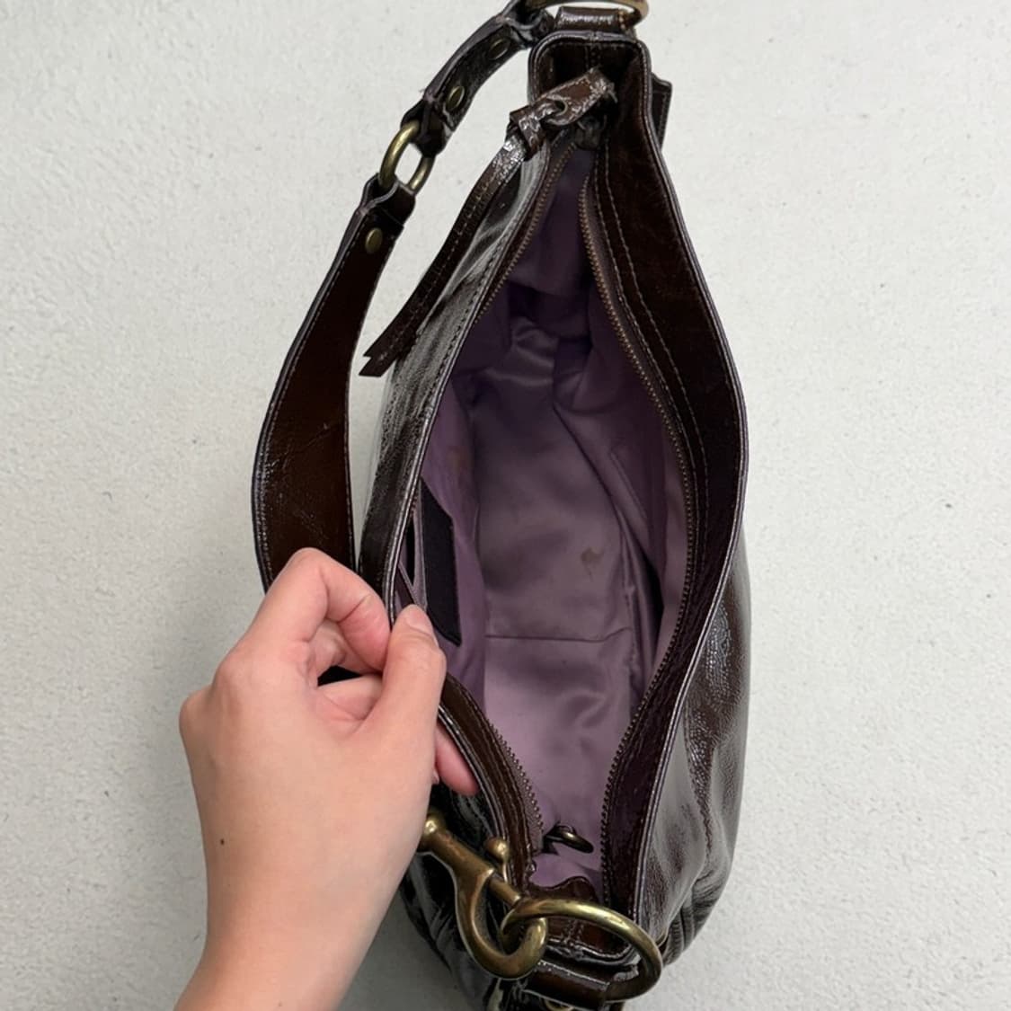 COACH 브라운레더 조 호보백 상품이미지8