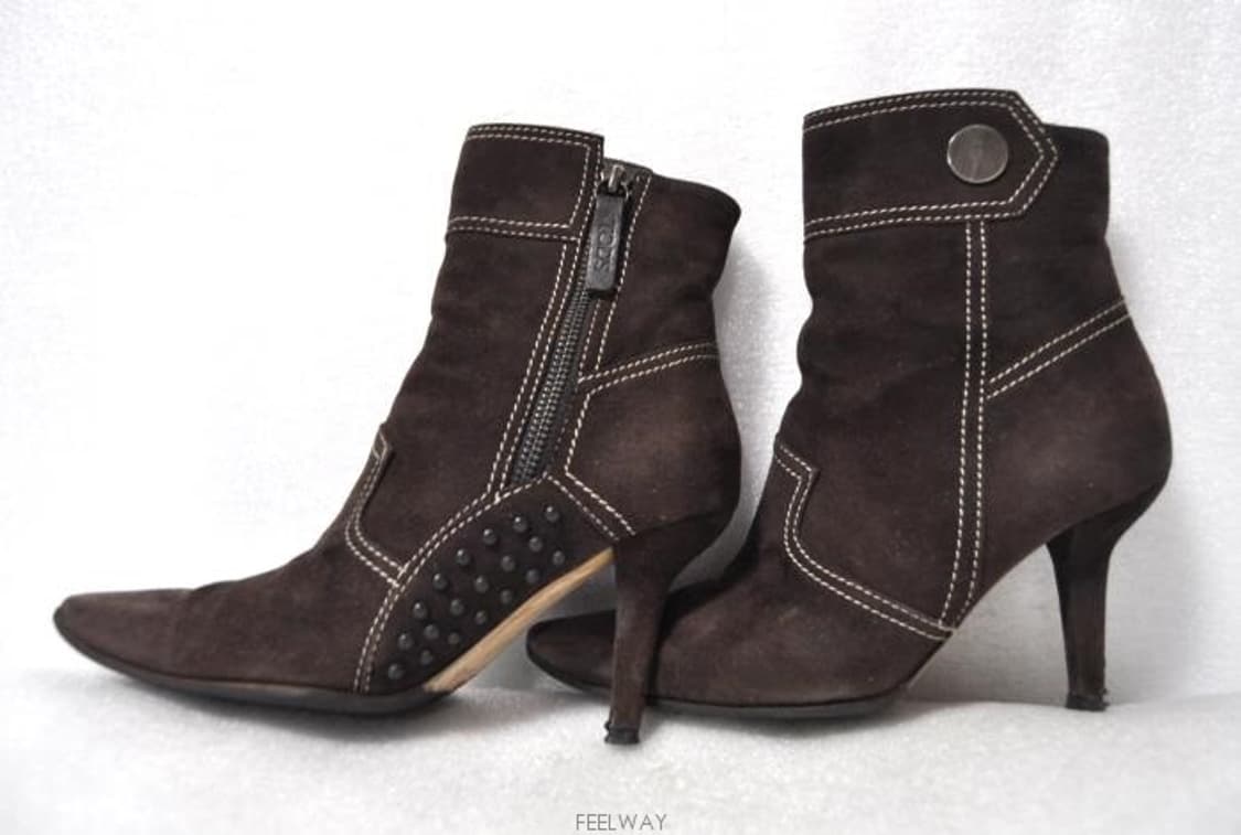 토즈(TODS)/여성스웨이드부츠(사이즈220)정품 상품이미지4