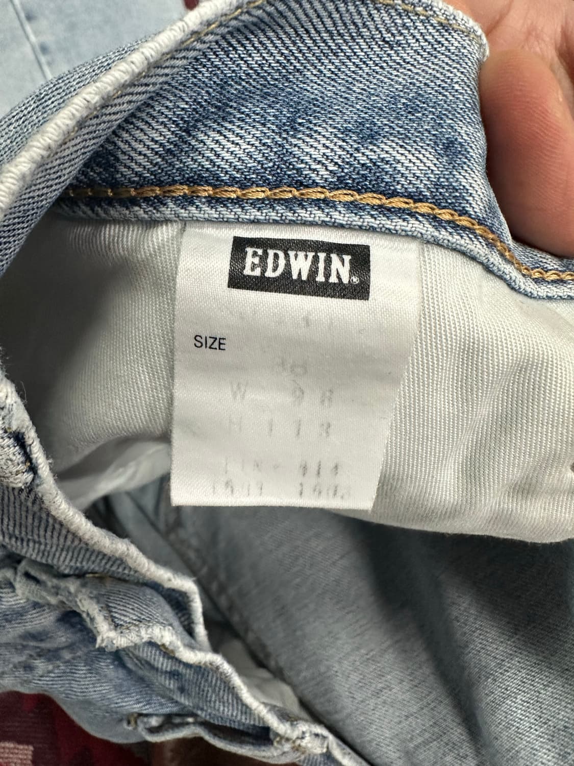 00‘s EDWIN 408 데님팬츠 상품이미지5