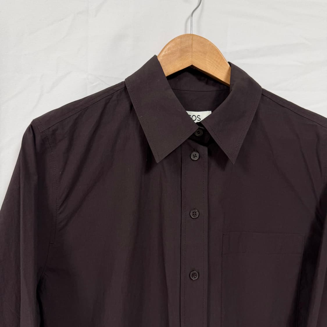 코스(COS) 오버핏 코튼 셔츠 (새상품) 상품이미지3