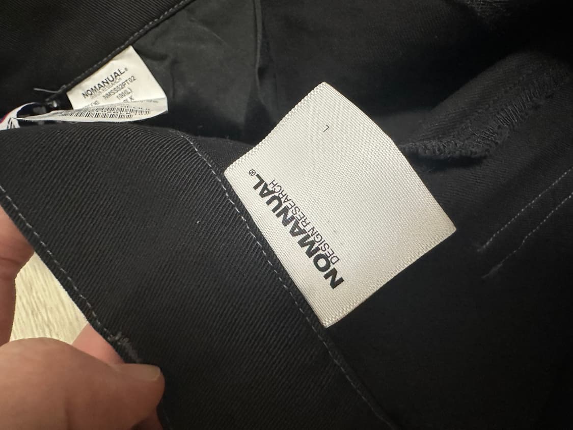 노매뉴얼 커브드 팬트 상품이미지2