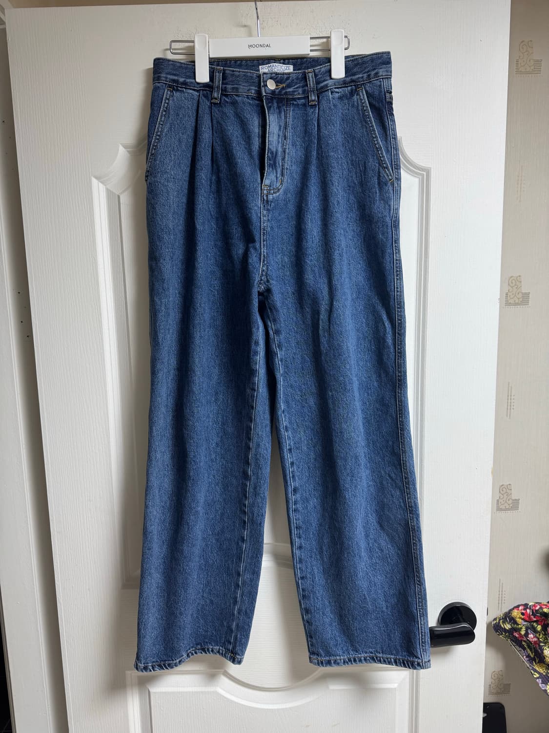 여성 로맨티사이즈 다트핀턱데님 중청m 상품이미지6