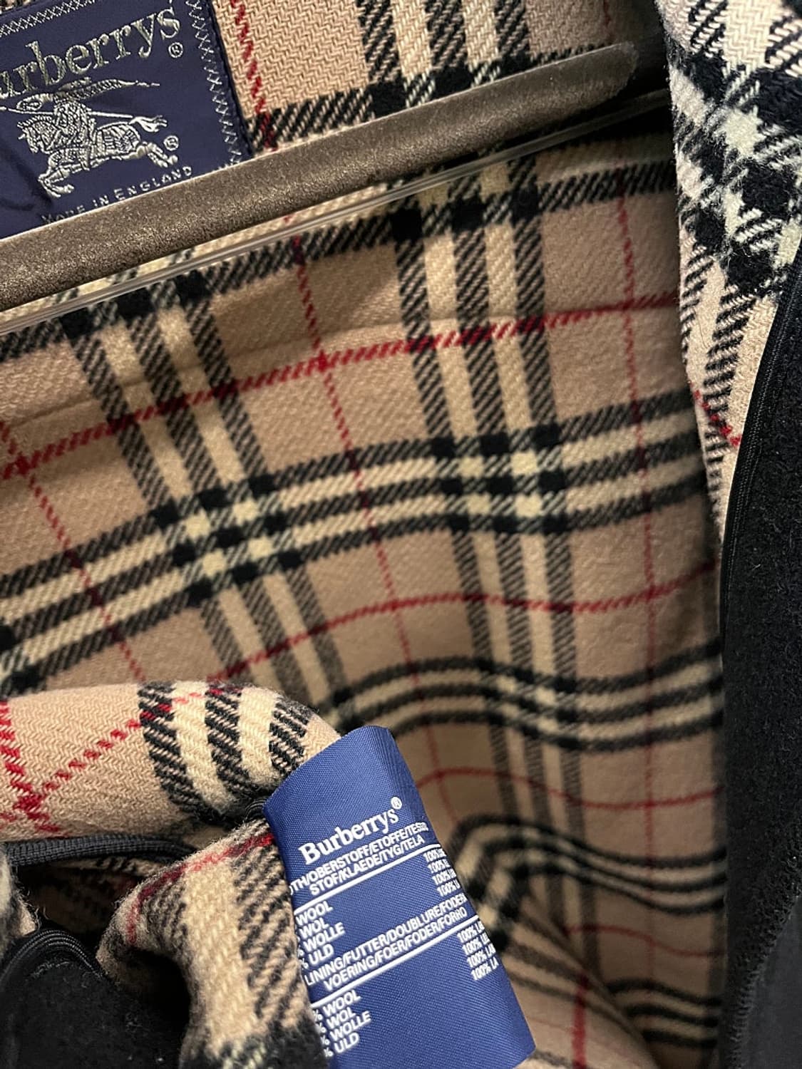 100) 버버리 울 더플코트  상품이미지7