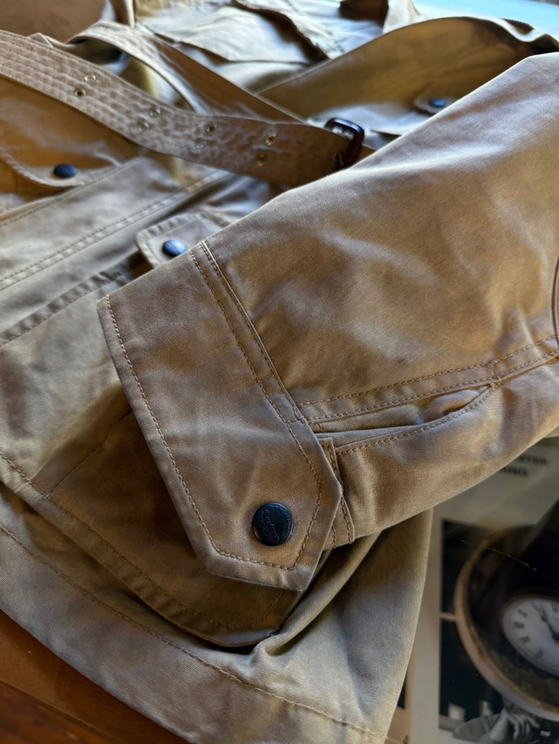 바스통 왁스 벨티드 자켓 100 상품이미지10