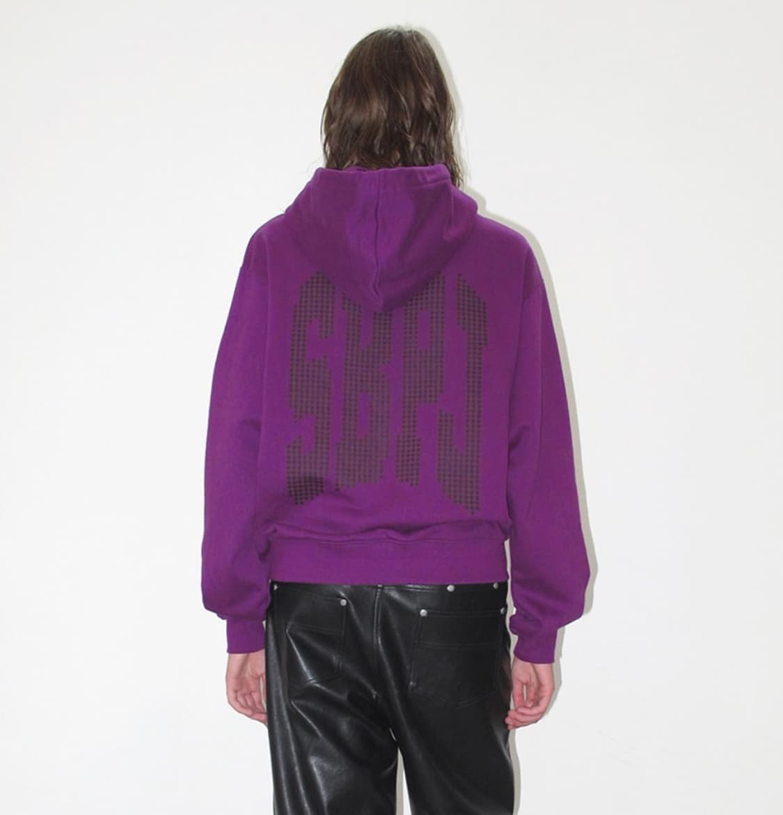 썬번프로젝트 SBPJ STAR HOODIE, PURPLE 상품이미지3