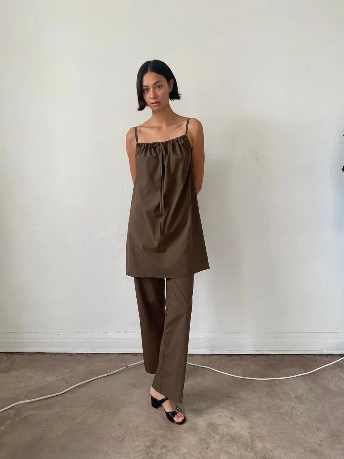 brooke Callahan bow dress small 상품이미지2
