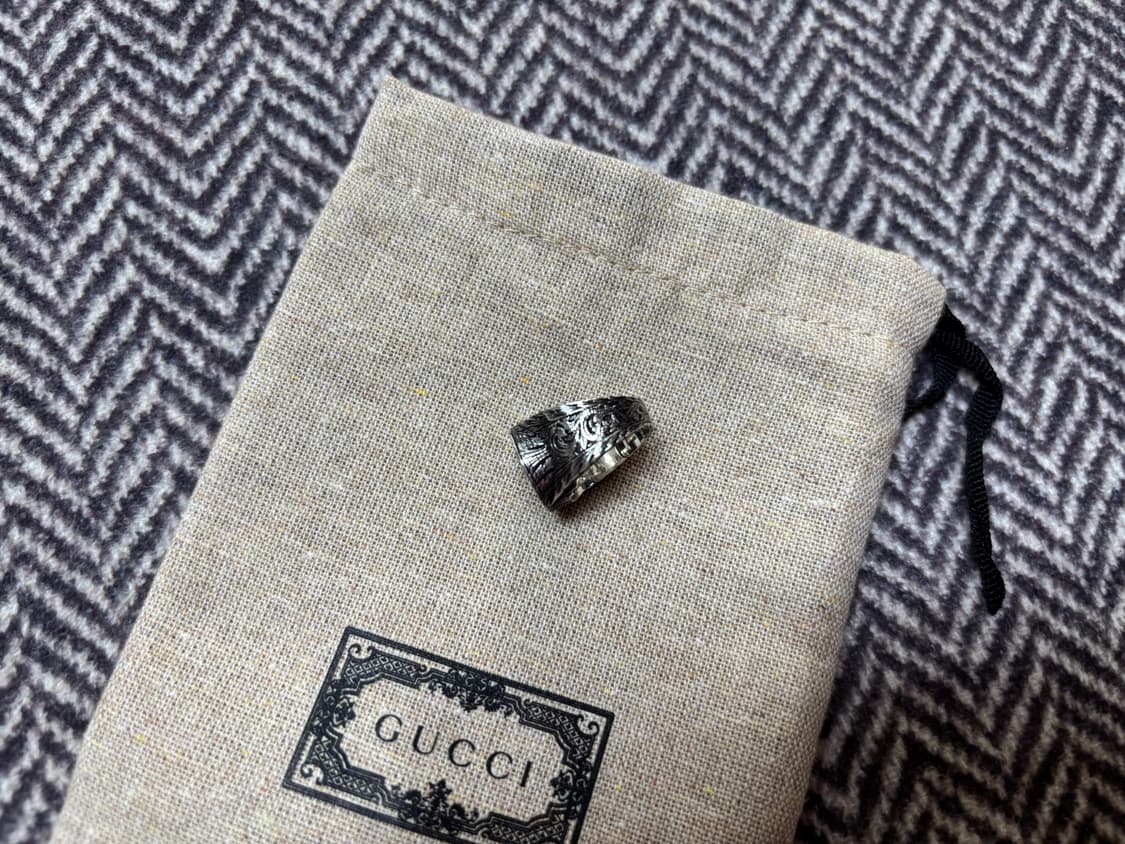 구찌 실버반지 8호 상품이미지2