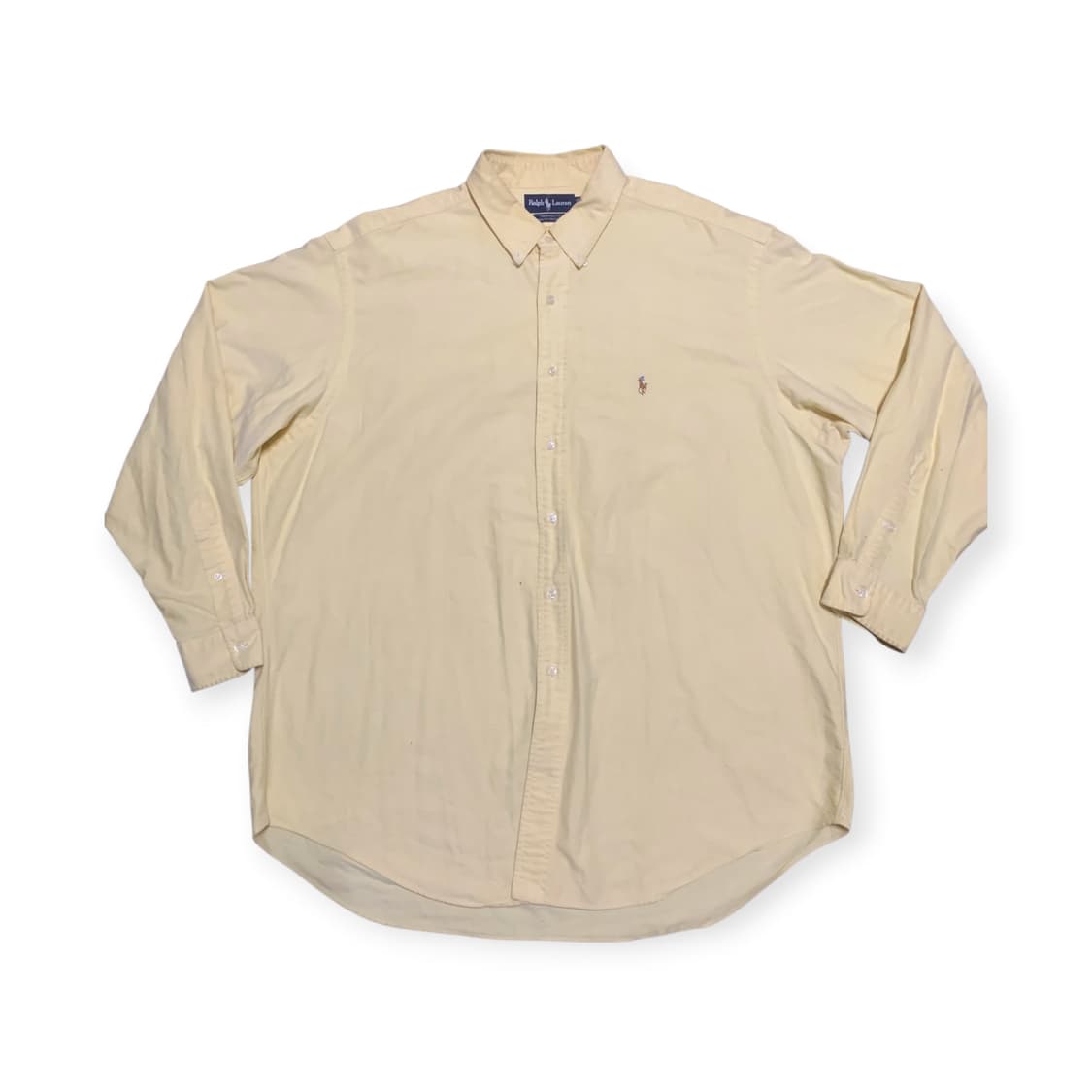 2XL) 폴로 랄프로렌 셔츠 옐로우 시그니쳐 옐로우 포니  상품이미지1