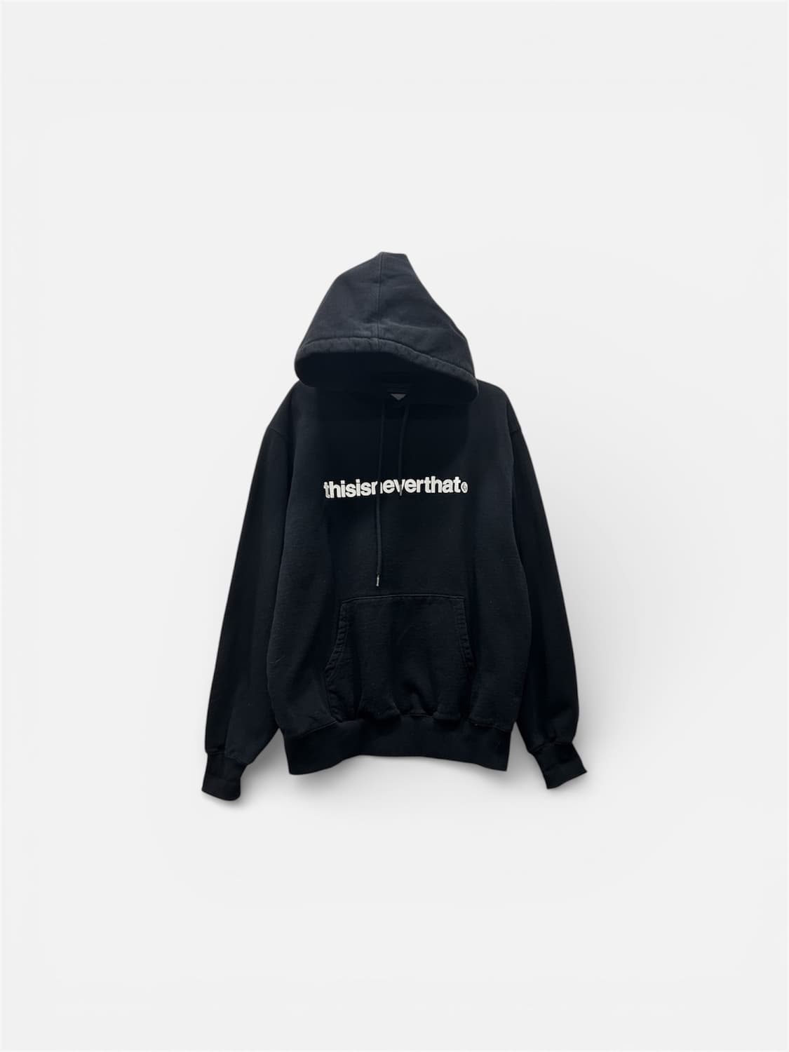 디스이즈네버댓 블랙 기모 후드티 M 상품이미지1