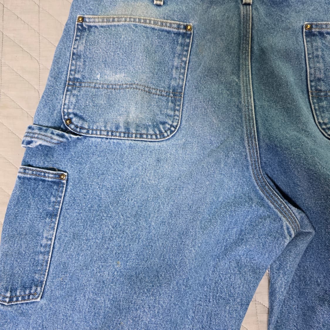 [38X30] 빈티지 칼하트 더블니 B73 DST 데님팬츠 B-18 상품이미지6