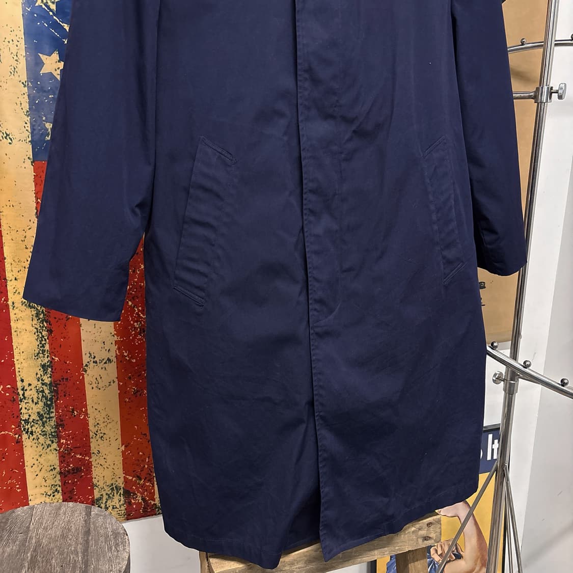 70s 오리지널 밀리터리 U.S 에어포스 올웨더 코트 내피탈부착 N488 상품이미지4