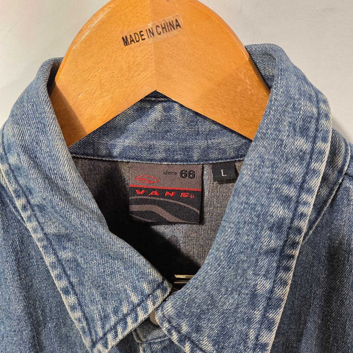 [Vans] 90's 올드 반스 데님셔츠 상품이미지5