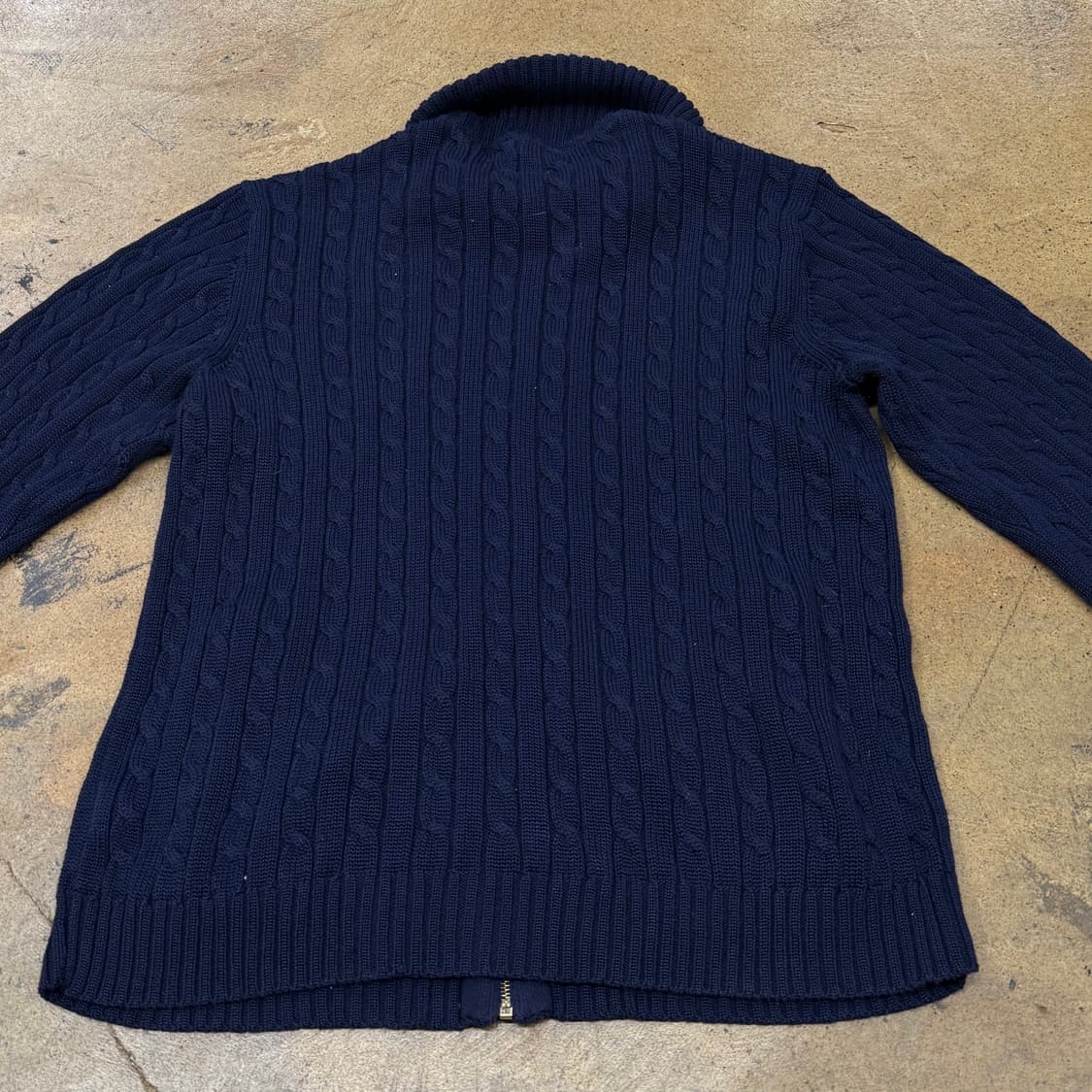 폴로 로렌 랄프로렌 네이비 니트 집업 상품이미지4