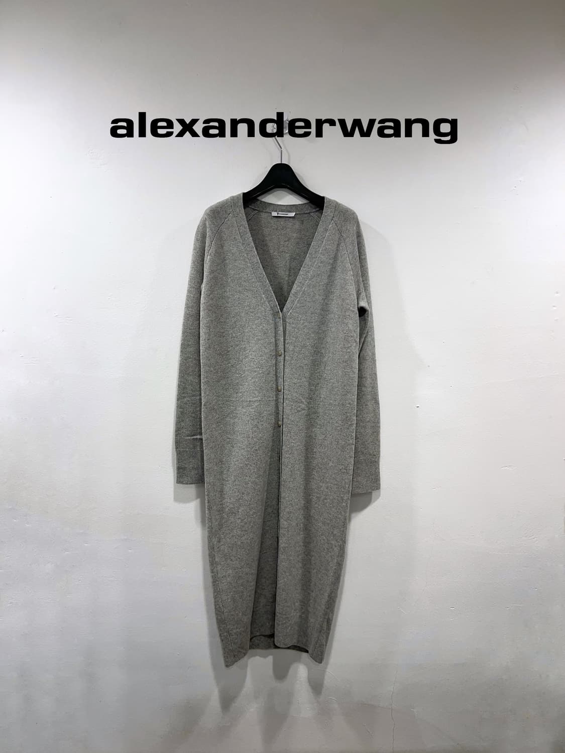 알렉산더왕 울 캐시미어 롱가디건 상품이미지1