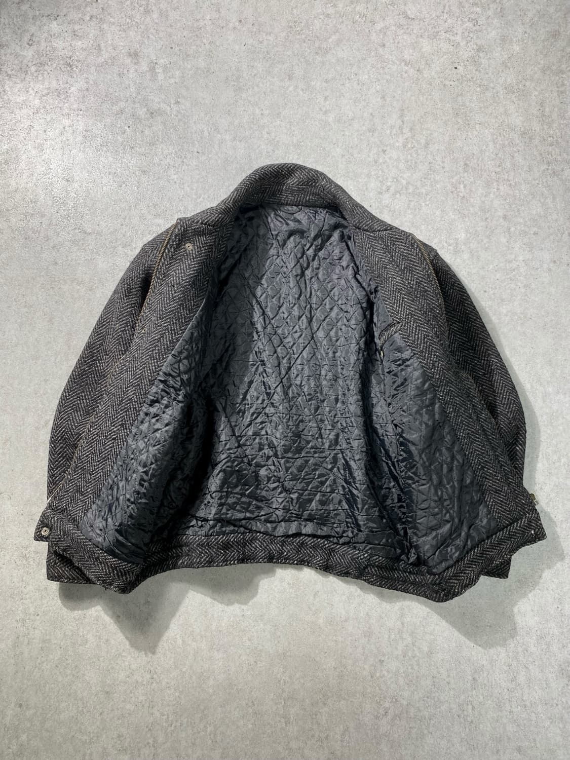 [L] 90s Golden 일본 빈티지 울 집업 자켓 상품이미지7